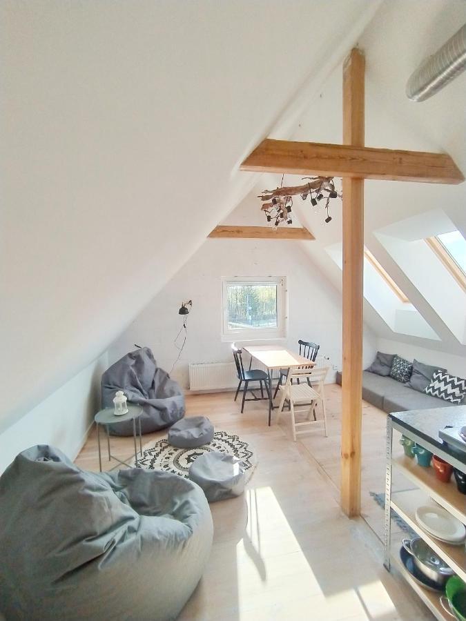 Leśna Kryjówka Apartamento Trzebciny Exterior foto